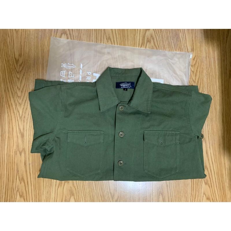 全新JKS LS BDU Shirt  水洗厚棉軍襯衫S 軍綠色-細節圖6