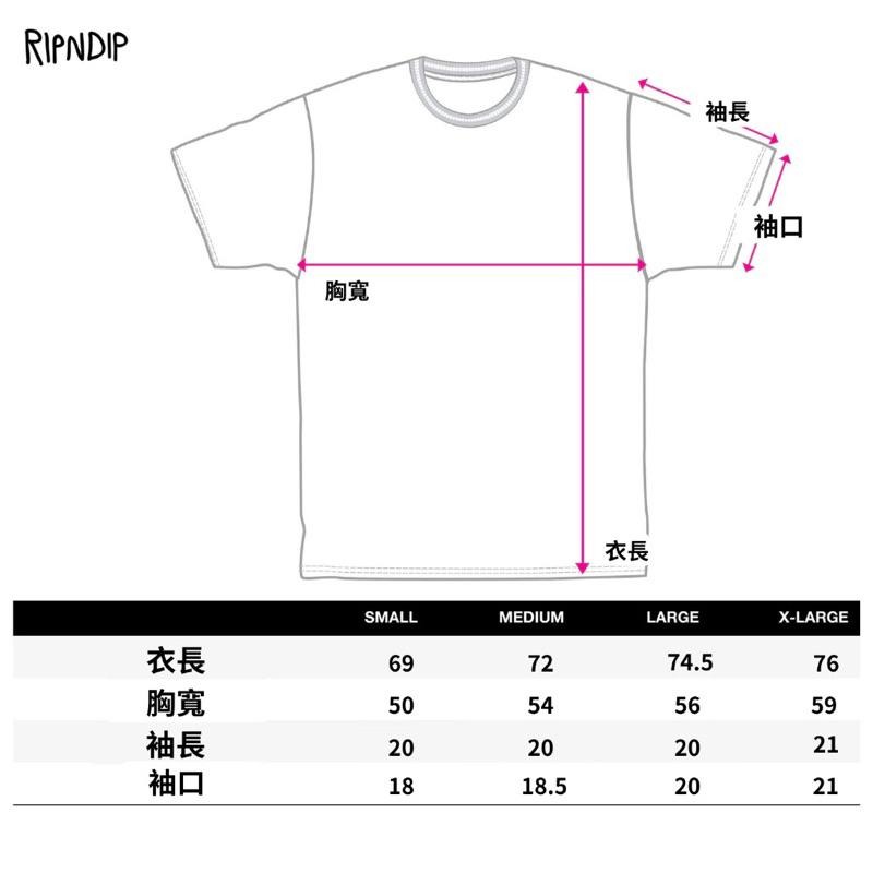 RIPNDIP中指貓 美版男版S號 棉短袖T-細節圖5