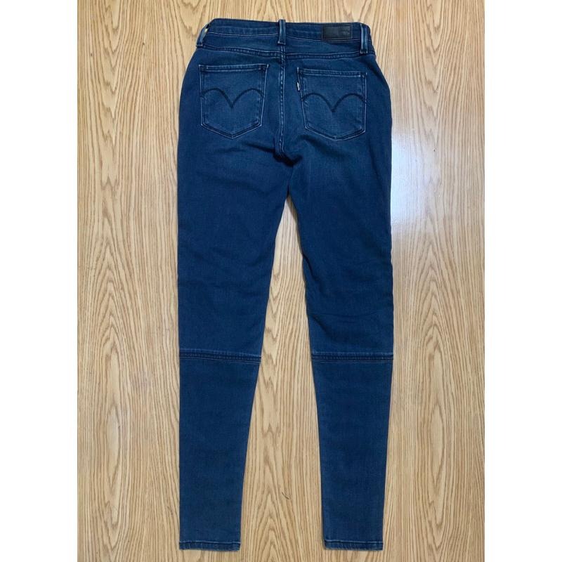 全新女版Levi’s窄版牛仔褲萊卡超彈性材質26腰-細節圖2