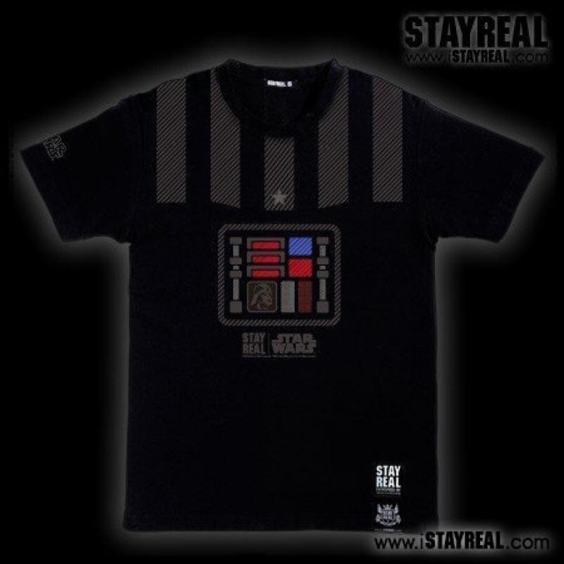 全新黑標S號 STAR WARS x STAYREAL I＇m Vader 黑武士變身T