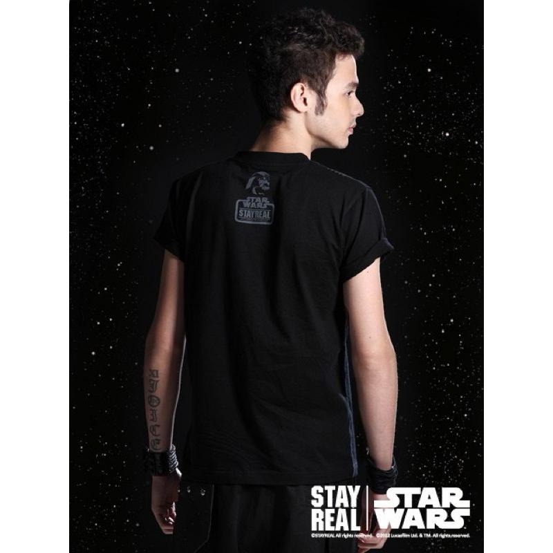 全新黑標S號 STAR WARS x STAYREAL I＇m Vader 黑武士變身T-細節圖3