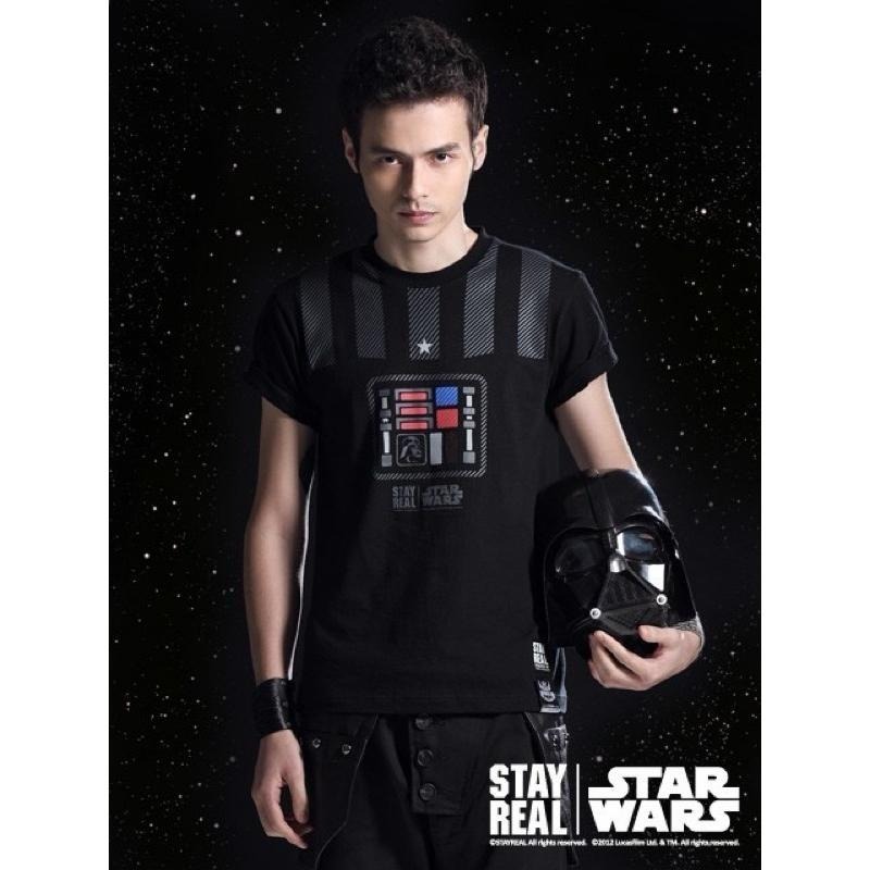 全新黑標S號 STAR WARS x STAYREAL I＇m Vader 黑武士變身T-細節圖2