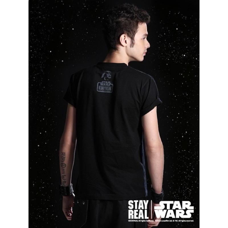 全新黑標S號 STAR WARS x STAYREAL I＇m Vader 黑武士變身T-細節圖3