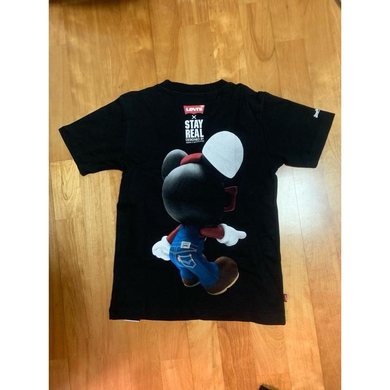 全新黑標S號Levi＇s® x STAYREAL Denim Mouse T 丹寧小鼠T-細節圖3