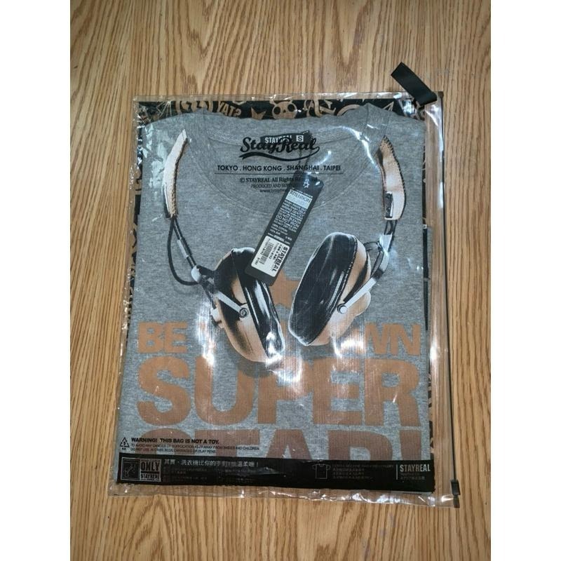 【優惠價1000帶走】全新黑標S號STAYREAL耳機T