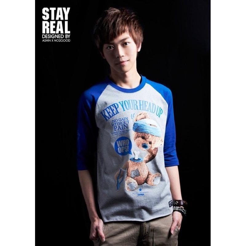 全新黑標S號STAYREAL Keep Your Head Up T抬頭挺熊-細節圖2