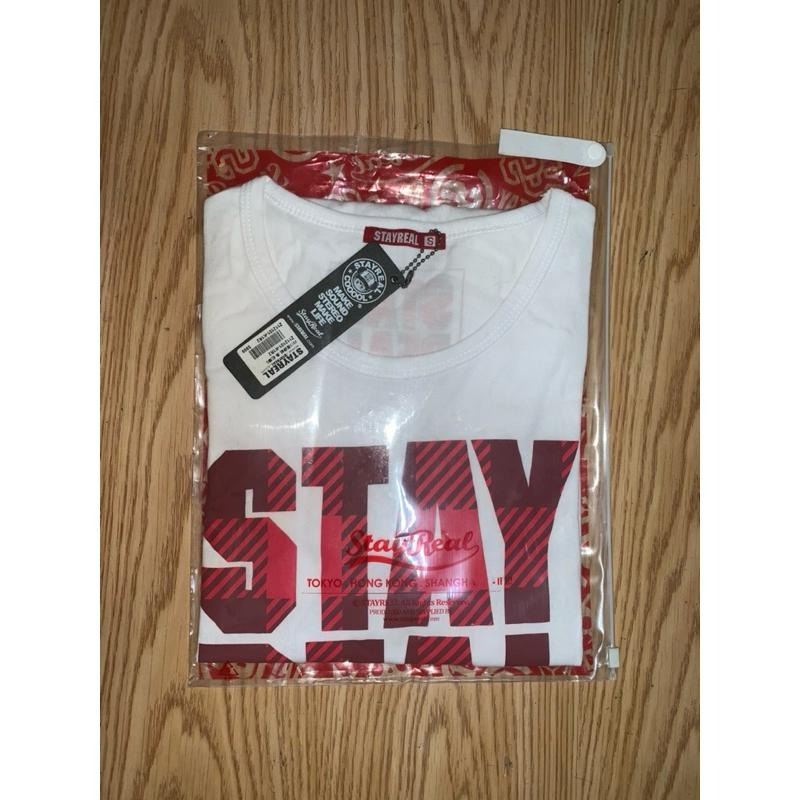 全新紅標S號STAYREAL福袋限定T-細節圖2