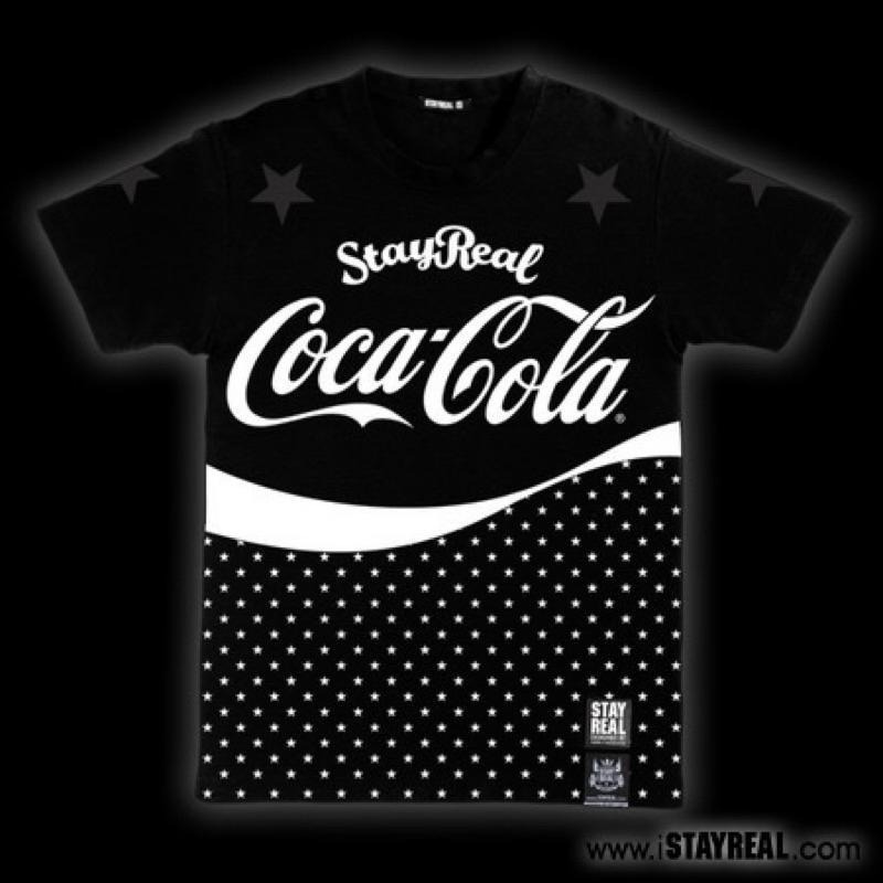 【優惠價1000帶走】全新黑標M號STAYREAL X Coca-Cola®經典可口可樂