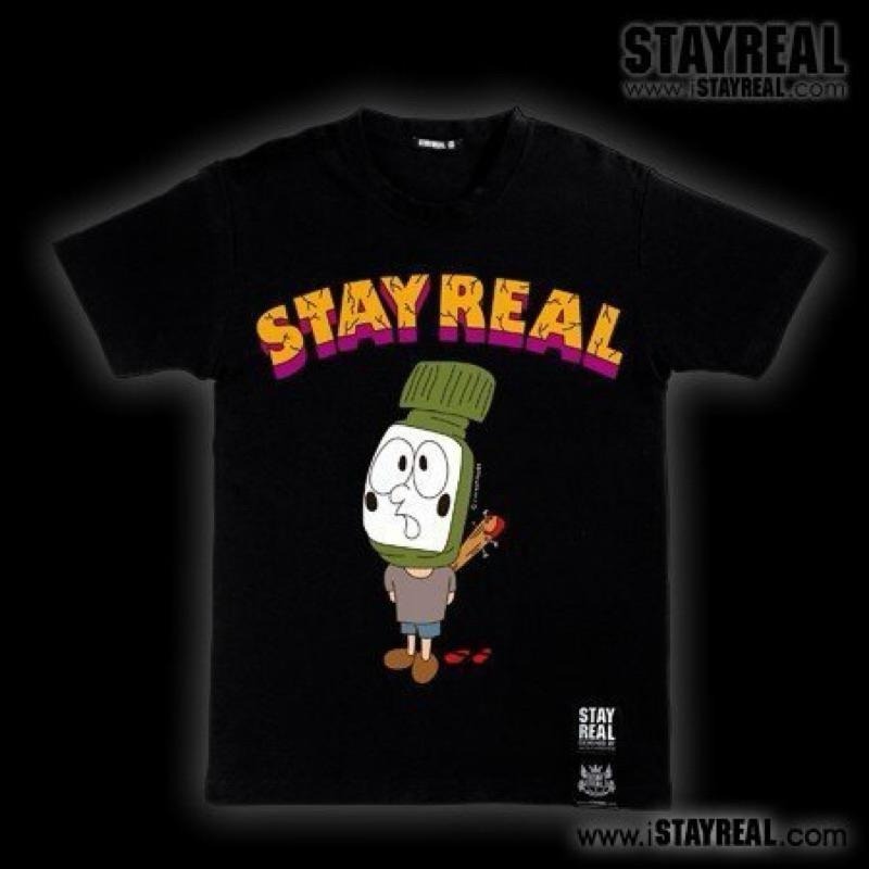 【優惠價1000帶走】全新JUN WATANABE x STAYREAL 「S.R.J.W.」淘氣顏料罐黑標S號