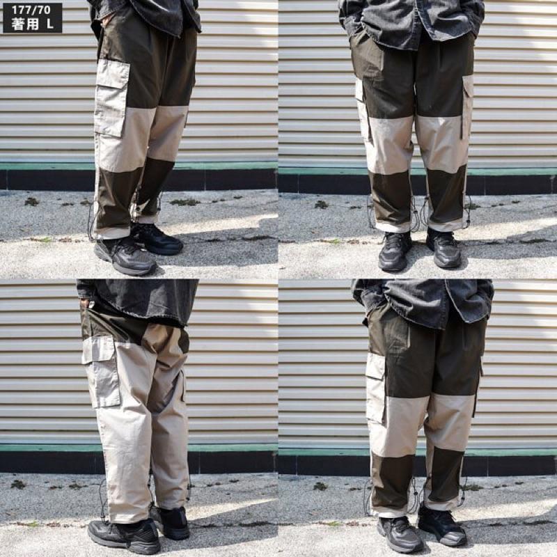 全新JKS 21SS DETAIL Basic Pcoket Pants 拼接六口袋軍褲S號-細節圖3