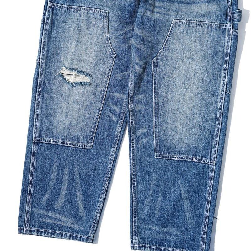 JKS AGILITY Railway Denim Pants 水洗深藍 貼布 鐵路 鐵道 OK 牛仔長褲 S號-細節圖6