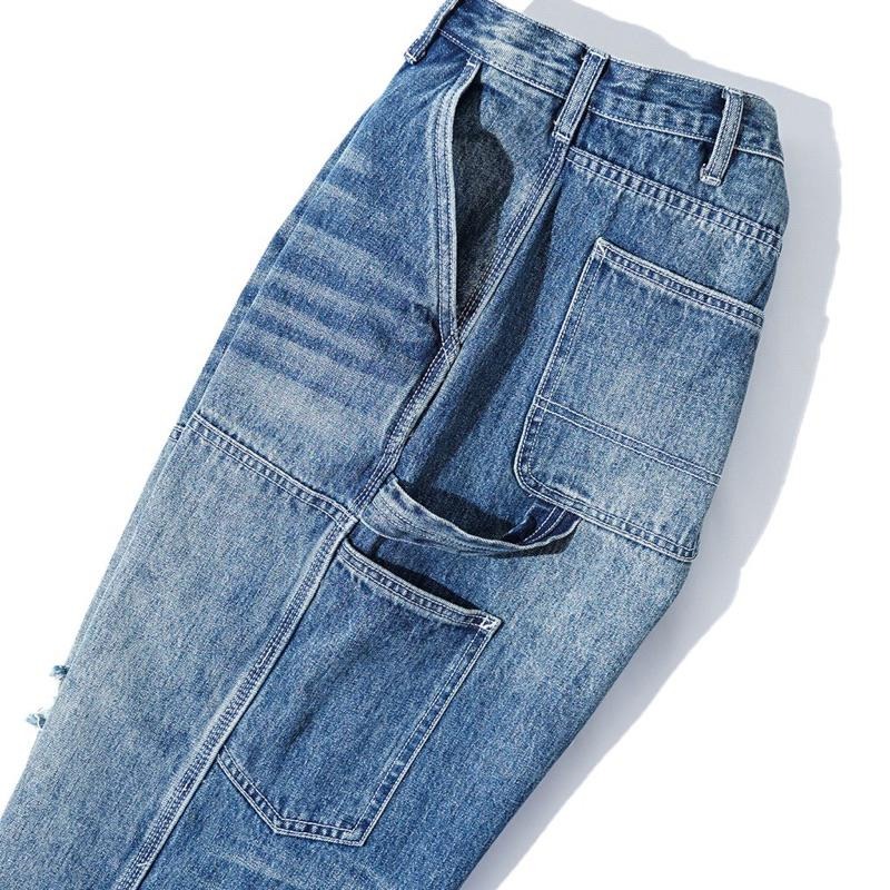 JKS AGILITY Railway Denim Pants 水洗深藍 貼布 鐵路 鐵道 OK 牛仔長褲 S號-細節圖7