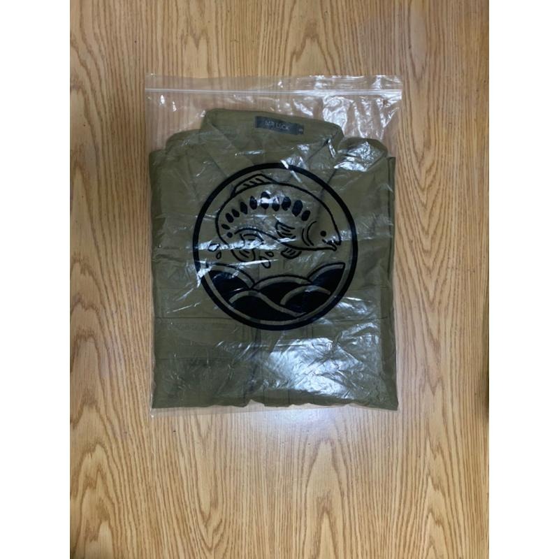 全新 JKS日韓街頭 斜紋 軍事風格 特殊色 OK 軍裝雙袋剪裁 薄款 長袖休閒襯衫  橄欖綠S號-細節圖6
