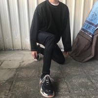 全新韓國 重磅 超彈性 丹寧 牛仔褲 修身 窄版 牛仔長褲 男生 長褲 百搭 休閒