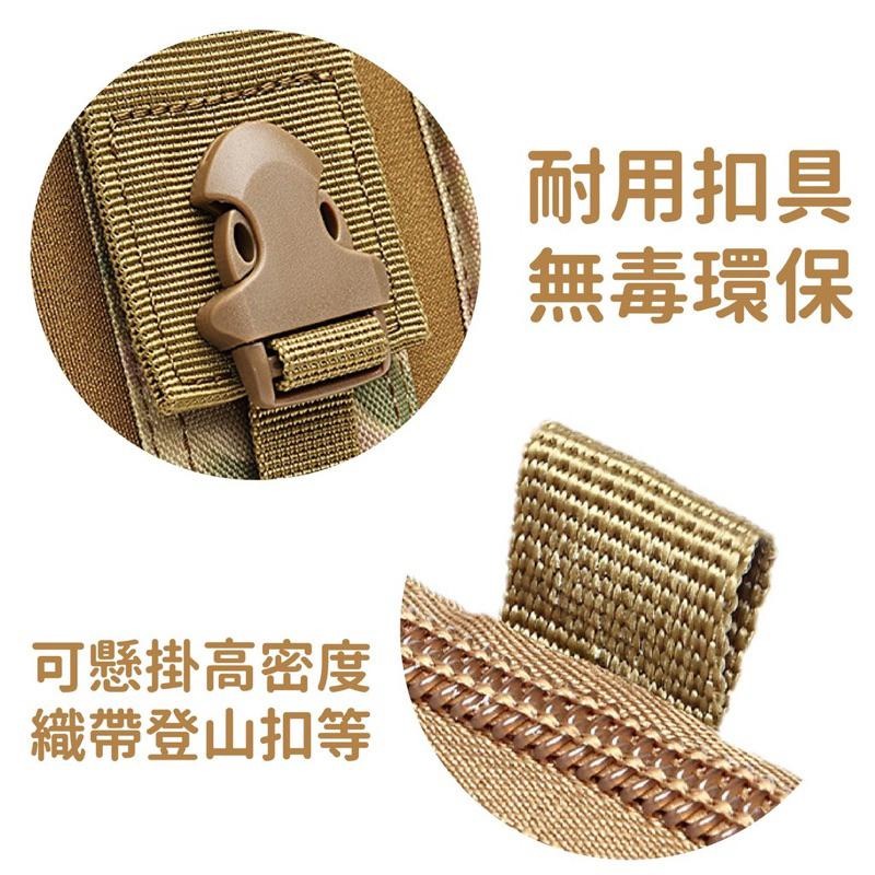 現貨 多功能耐磨小腰包 腰包 掛包 黑色 CP迷彩-細節圖7