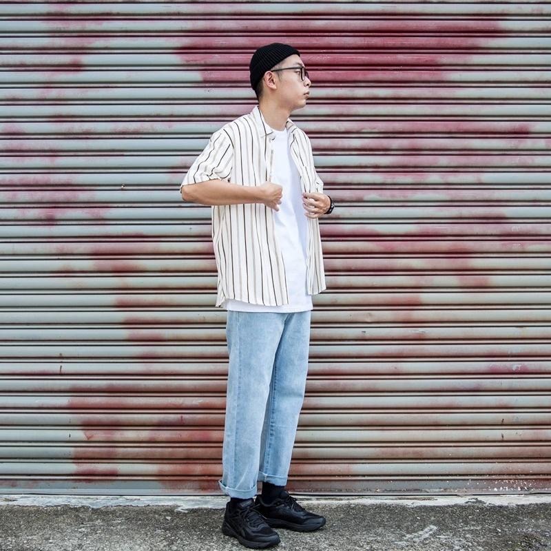 全新JKS 直筒淺藍藍 水洗牛仔褲M號-細節圖3