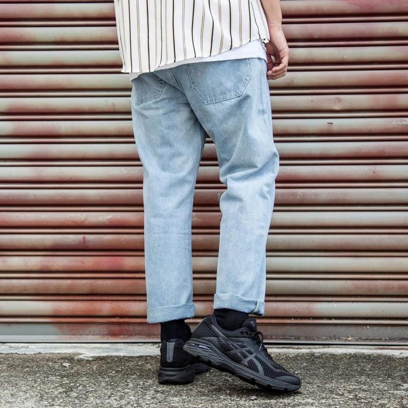 全新JKS 直筒淺藍藍 水洗牛仔褲M號-細節圖7