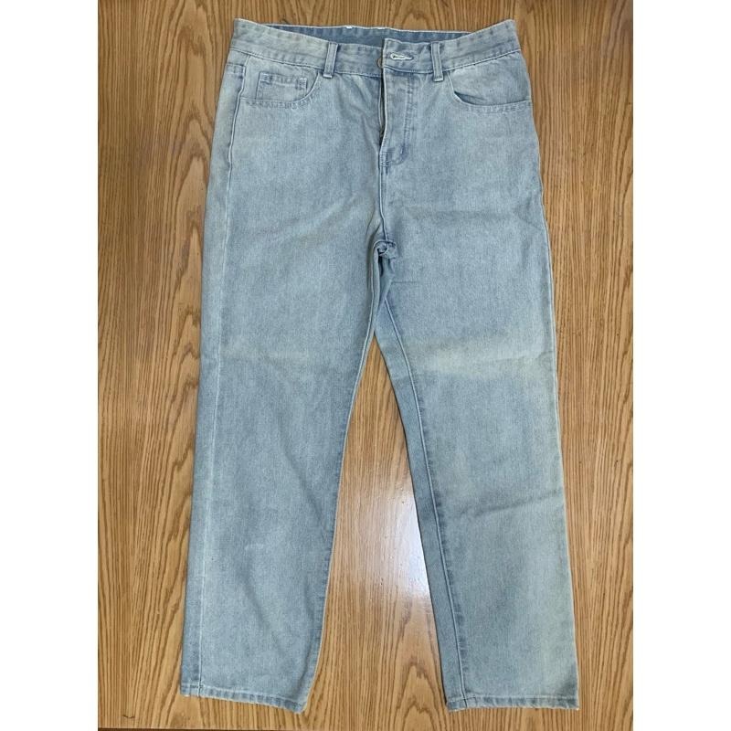 全新JKS 直筒淺藍藍 水洗牛仔褲M號-細節圖8