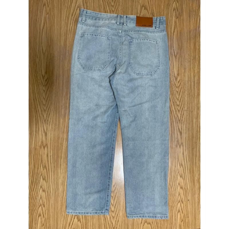 全新JKS 直筒淺藍藍 水洗牛仔褲M號-細節圖9