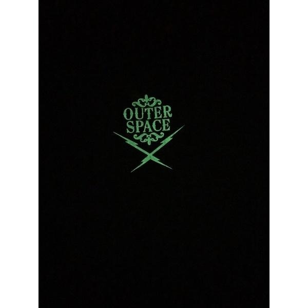 全新棉質短袖 OUTERSPACE 女版螢光短T 大童可穿-細節圖5