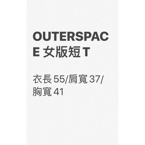 全新棉質短袖 OUTERSPACE 女版螢光短T 大童可穿-細節圖6
