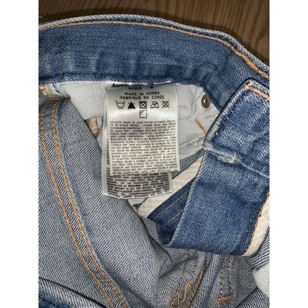 全新 韓國製🇰🇷ANOTHERSHOP 韓製 潑漆破壞牛仔褲 直筒褲 S號-細節圖3