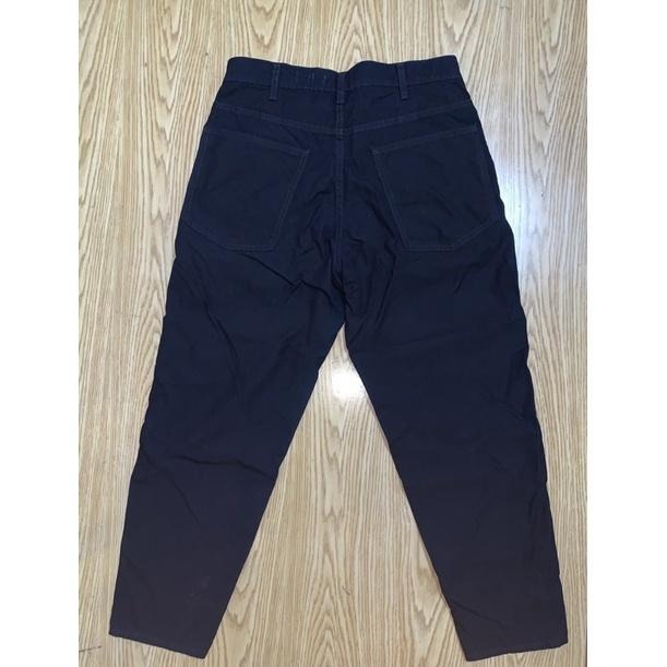 全新UNIQLO U系列牛仔寬褲 29 腰圍73公分-細節圖2