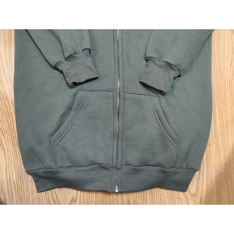 全新韓國製 重磅內刷毛連帽外套M號-細節圖3