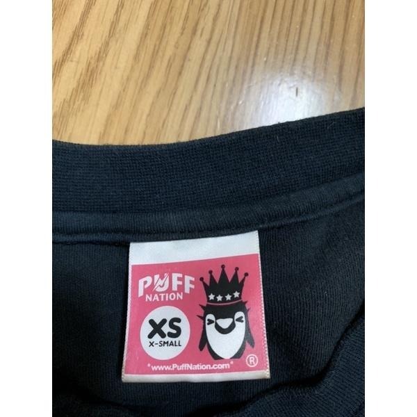 二手極新PUFF NATION 棉質重磅短T XS大童可穿-細節圖2