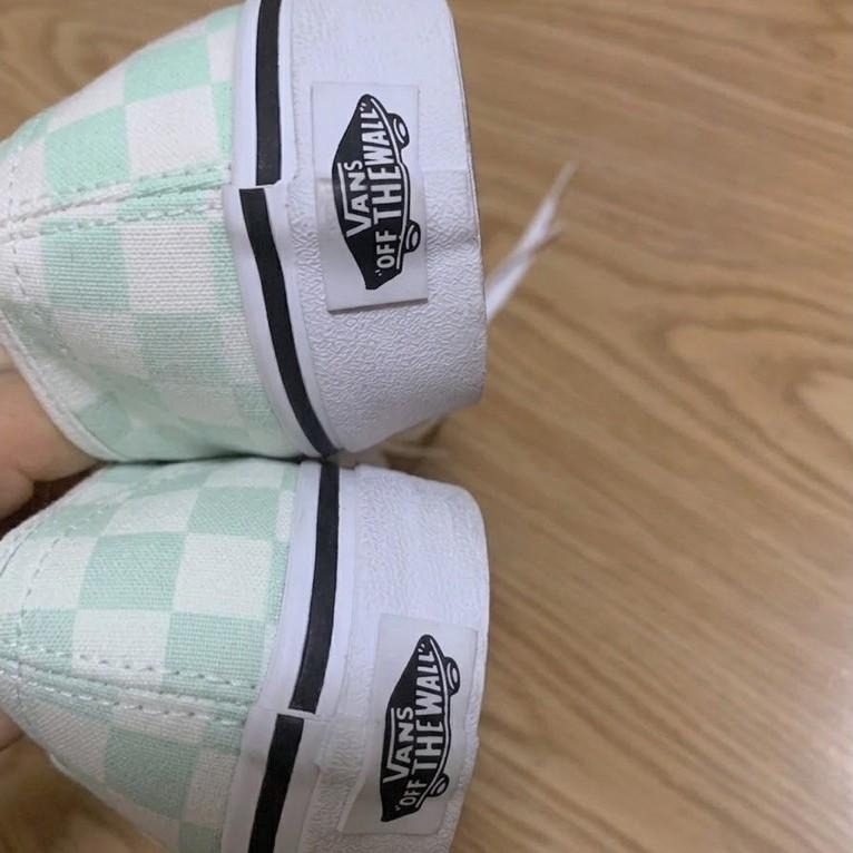 【優惠價900帶走】全新零碼 VANS 綠棋盤格滑板鞋男女可穿(25.5cm)-細節圖3