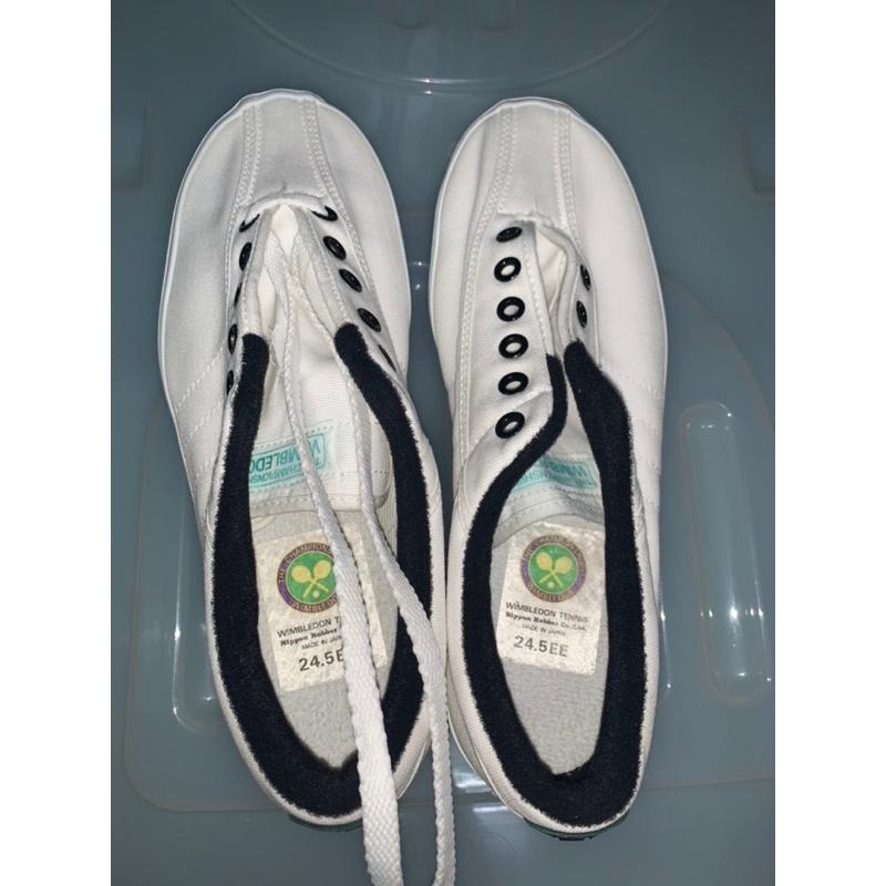 【出清】日本製Nippon Rubber Co.,Ltd.日本橡膠株式會社Wimbledon Tennis網球鞋-細節圖3