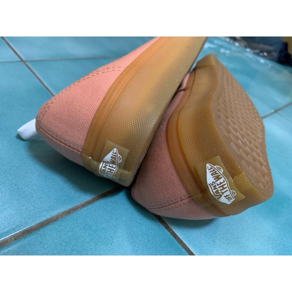 【優惠價700帶走】零碼出清 無原鞋盒VANS滑板鞋 休閒鞋 粉色焦糖底 US7(25cm)-細節圖4
