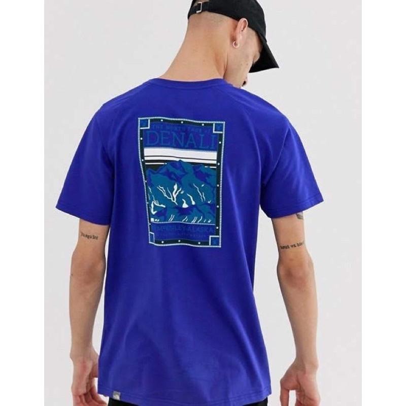 全新美版 限定款 The North Face 北臉 山景T 山脈 短袖 短T黑/薑黃/-細節圖2