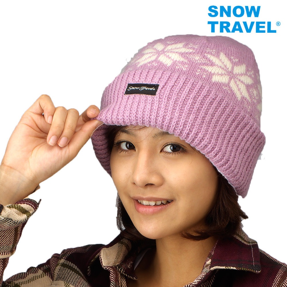 【SNOW TRAVEL】AR-18(雪花摺邊) 3M男女高級美麗諾85%羊毛帽-規格圖6