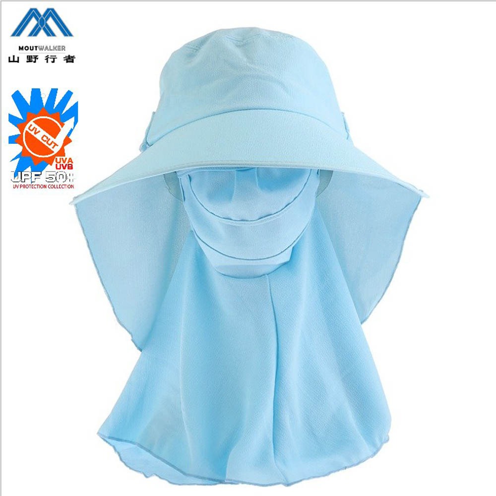 【山野行者】MW-0096抗UV全面360度戶外防曬護肩遮陽兩用帽-規格圖4