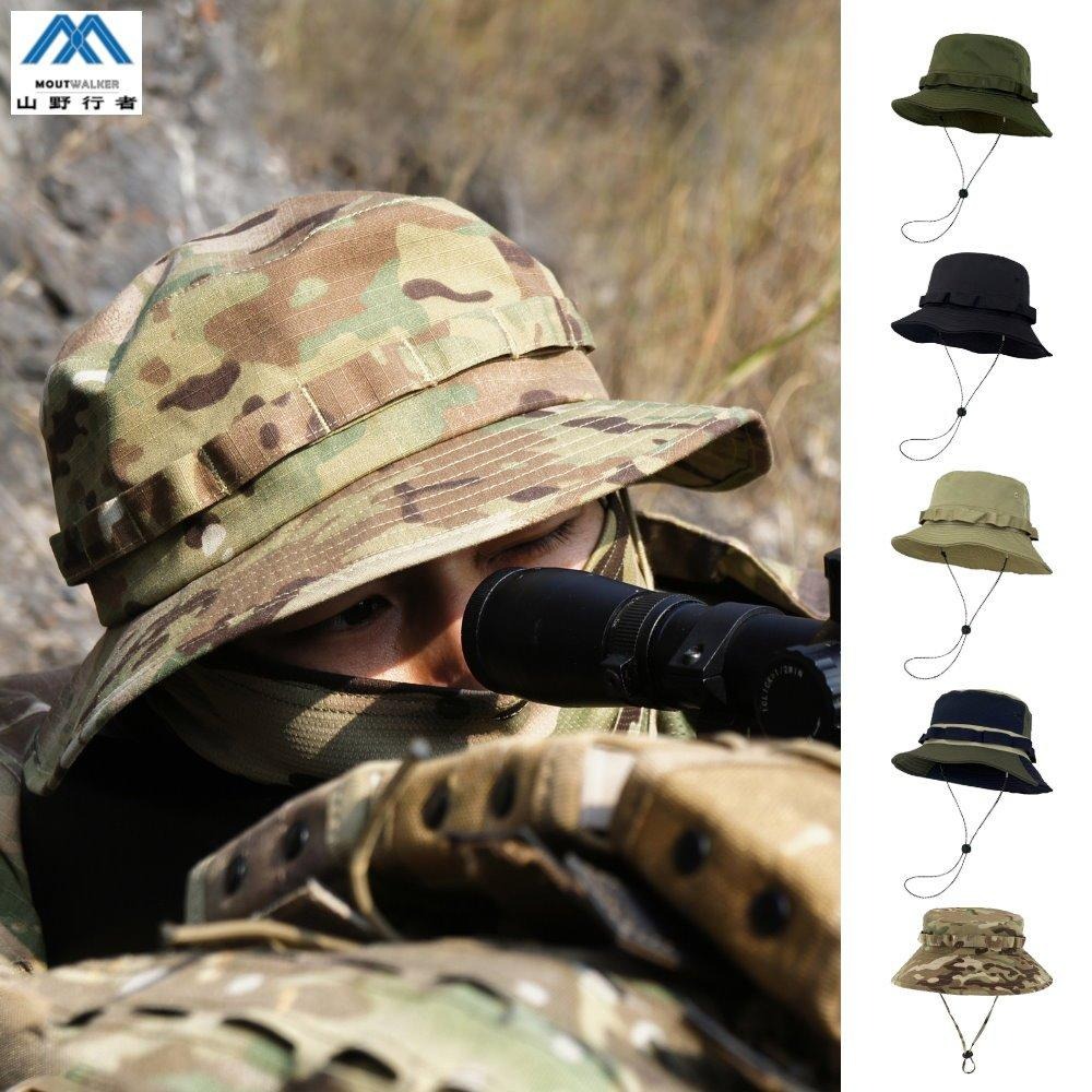 【山野行者】MW-JP01 日系專戶透氣拼接時尚戶外遮陽帽(帽帶可調)-細節圖2
