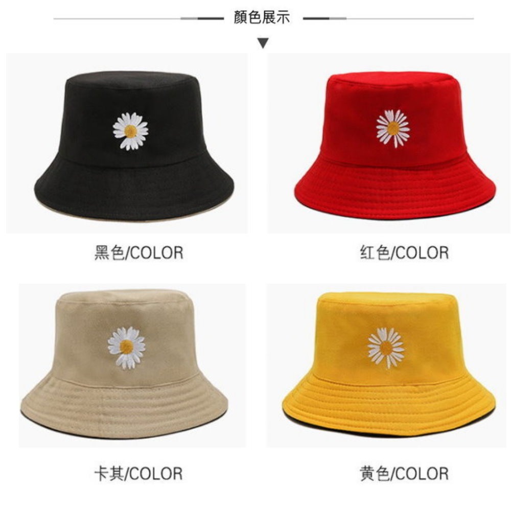 【山野行者】MW-2071 小雛菊造型雙面漁夫帽-細節圖2