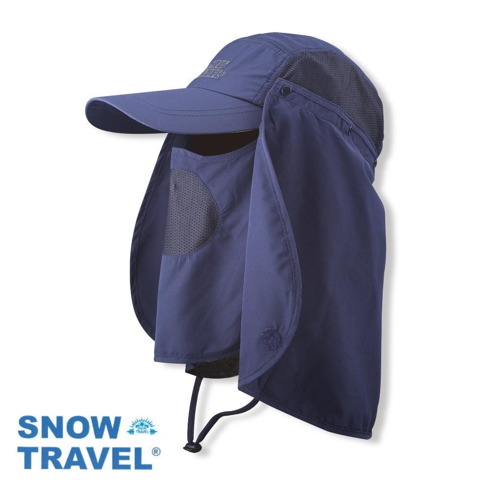 【SNOW TRAVEL】AH-4 抗UV遮陽休閒帽(臉/肩頸部防曬設計，進口HIGH-IQ抗 UV40布料)-細節圖2