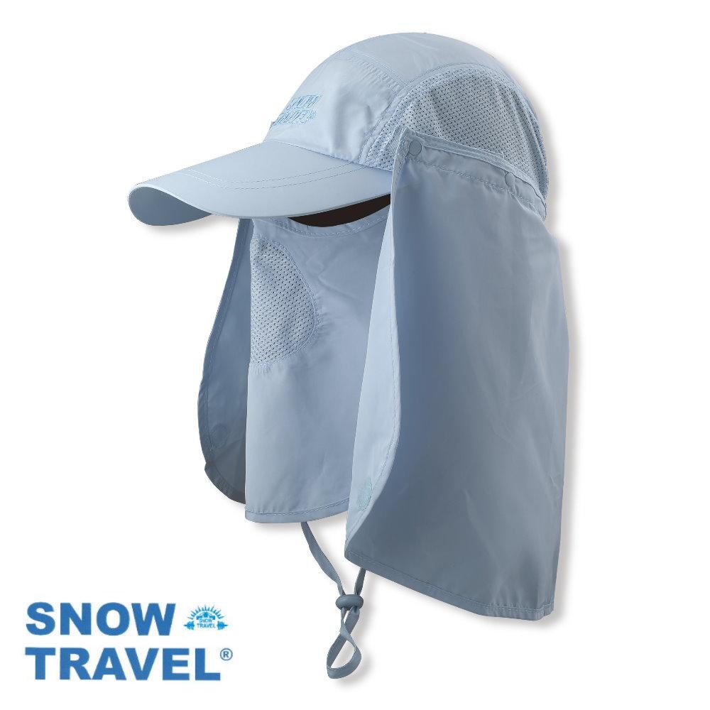 【SNOW TRAVEL】AH-4 抗UV遮陽休閒帽(臉/肩頸部防曬設計，進口HIGH-IQ抗 UV40布料)-細節圖4