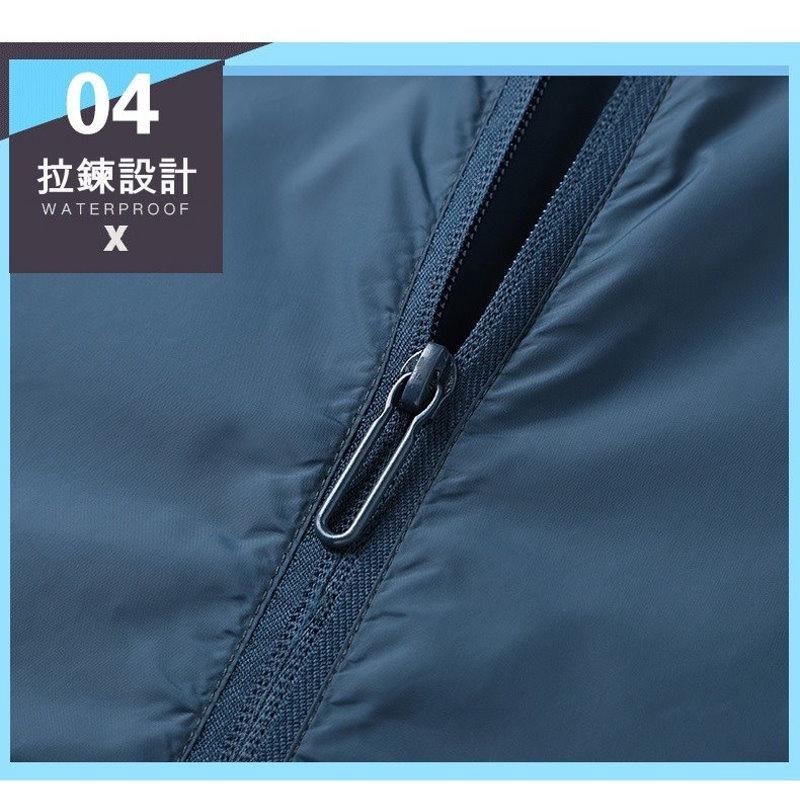 【極雪行者】SW-2086防潑水抗UV夏季冰感超薄抗撕男防曬外套(售完不補)-細節圖8