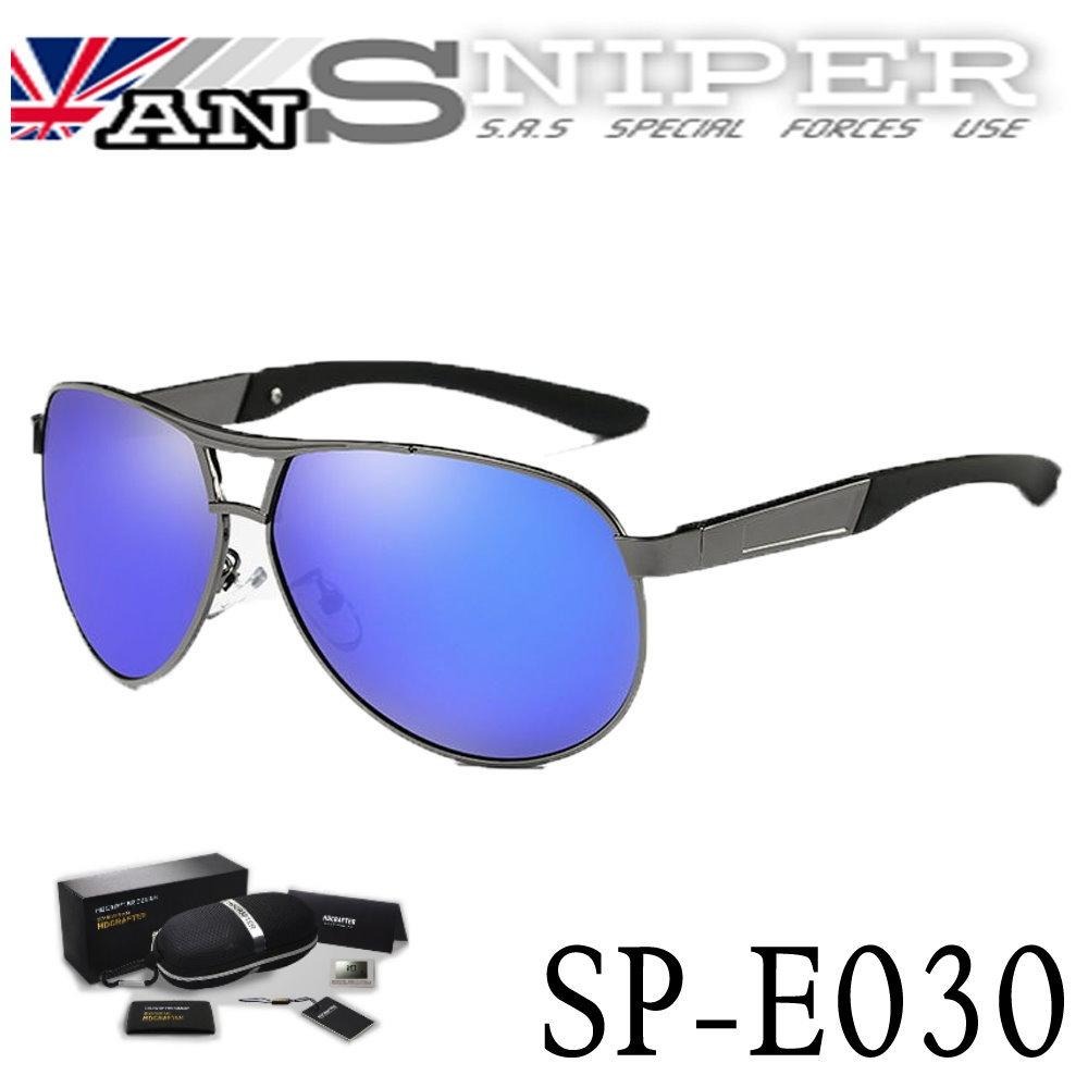 【ANSNIPER】SP-E030抗UV航鈦合金圓框偏光太陽眼鏡-細節圖2