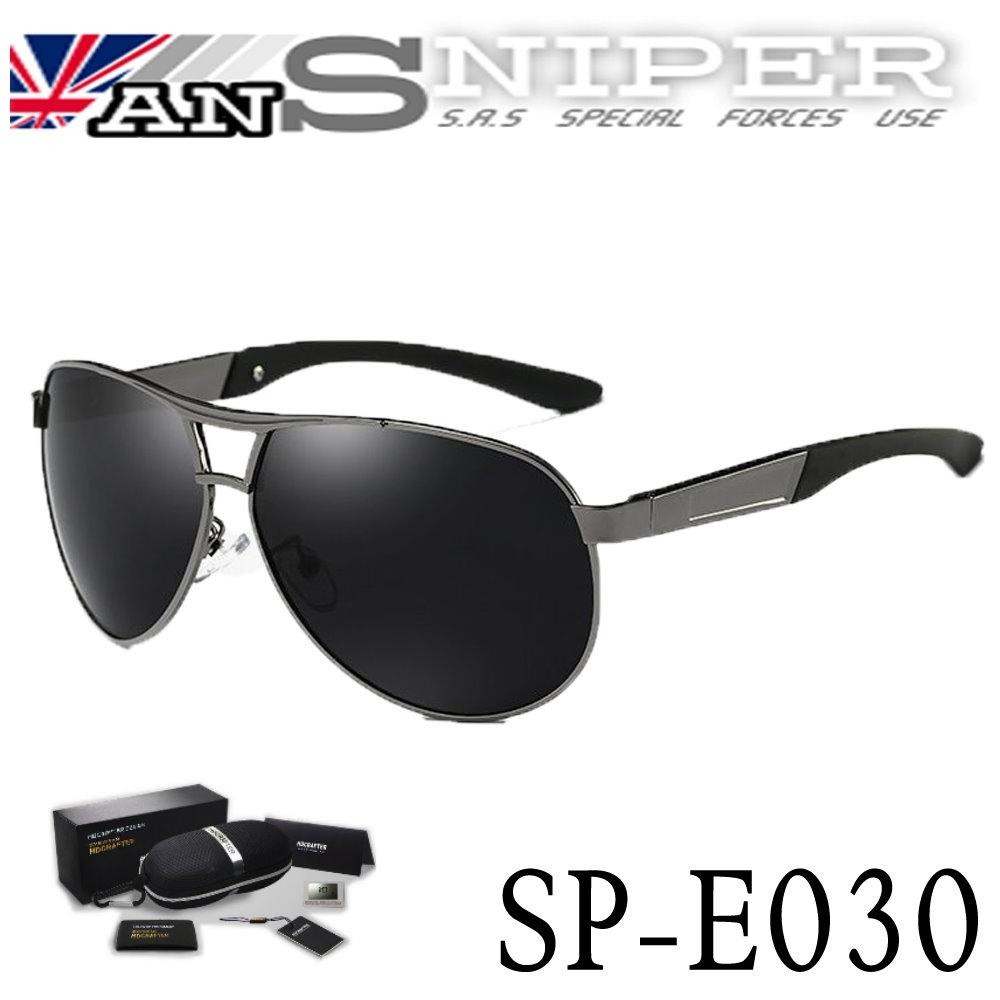 【ANSNIPER】SP-E030抗UV航鈦合金圓框偏光太陽眼鏡-細節圖3