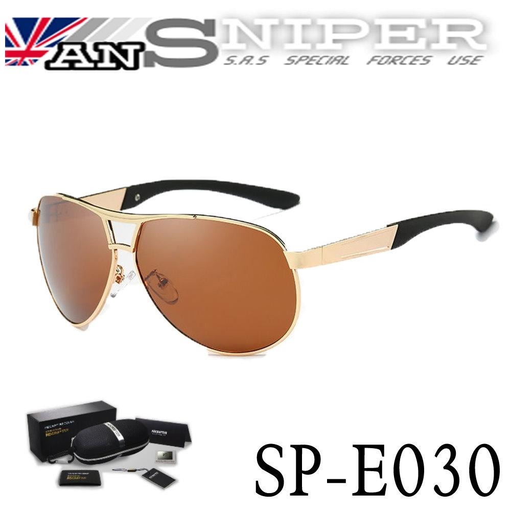 【ANSNIPER】SP-E030抗UV航鈦合金圓框偏光太陽眼鏡-細節圖4