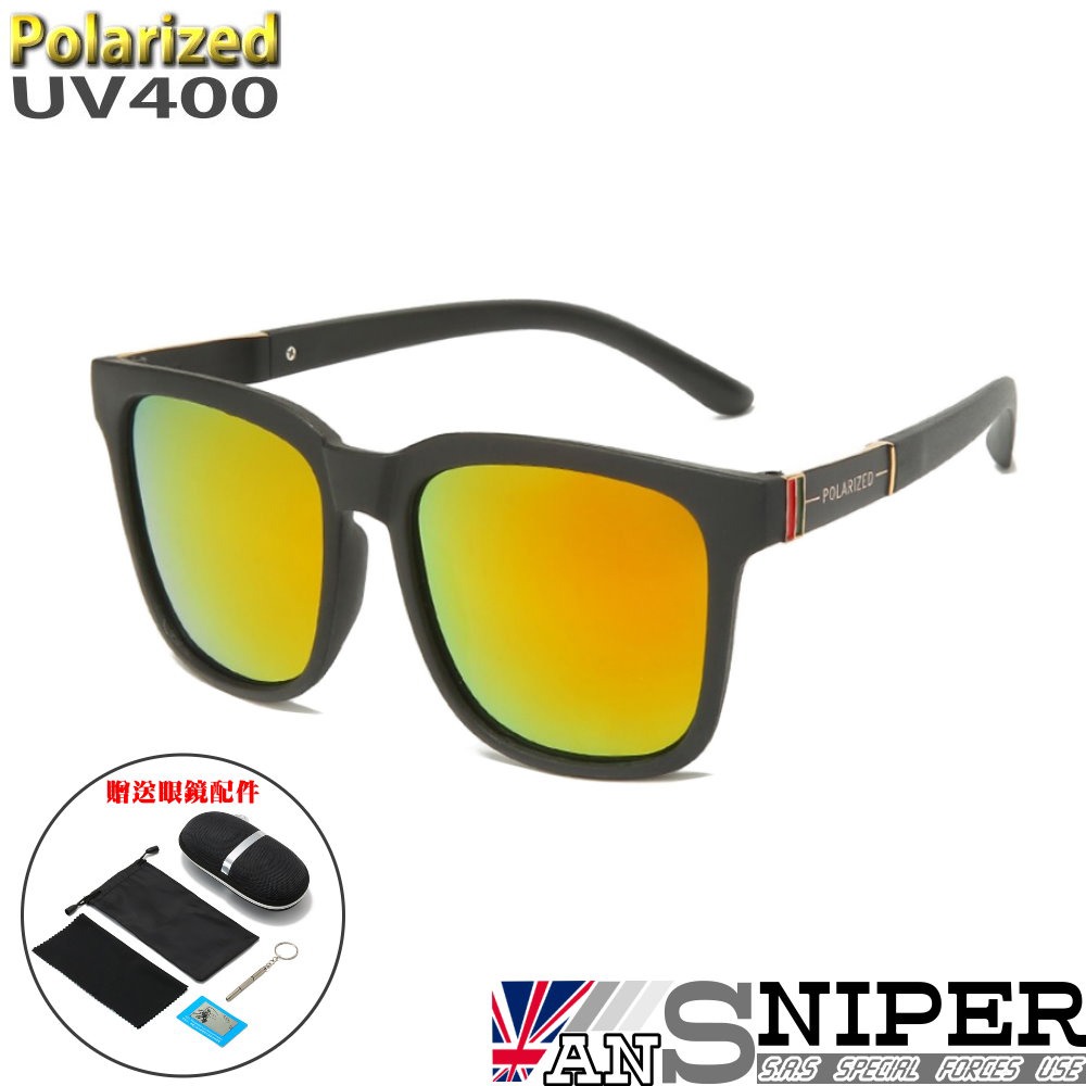 【ANSNIPER】SP-807抗UV航鈦合金偏光太陽鏡組合-規格圖4