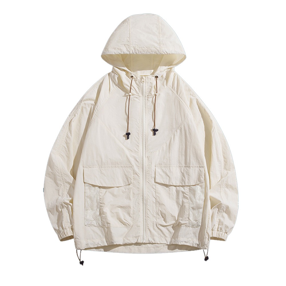 [山野行者]MW-2350(男款)春夏外套/抗UV50UPF認證防曬防潑水寬鬆型雙口袋超涼透氣帶帽/腰部可收緊-規格圖8