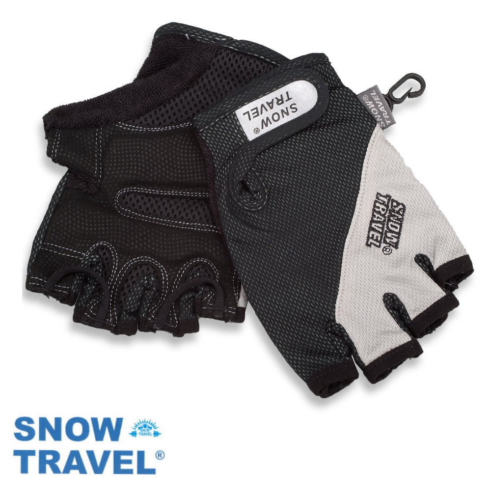 [SNOW TRAVEL] AH-13 德國進口COLDTACK優質單車半指防震止滑手套(台灣製造)-規格圖6