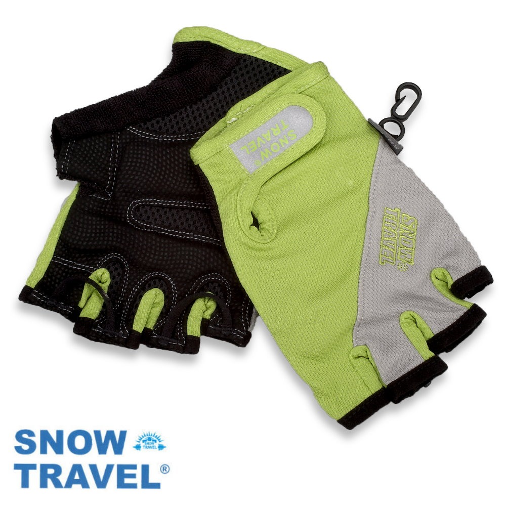 [SNOW TRAVEL] AH-13 德國進口COLDTACK優質單車半指防震止滑手套(台灣製造)-規格圖6