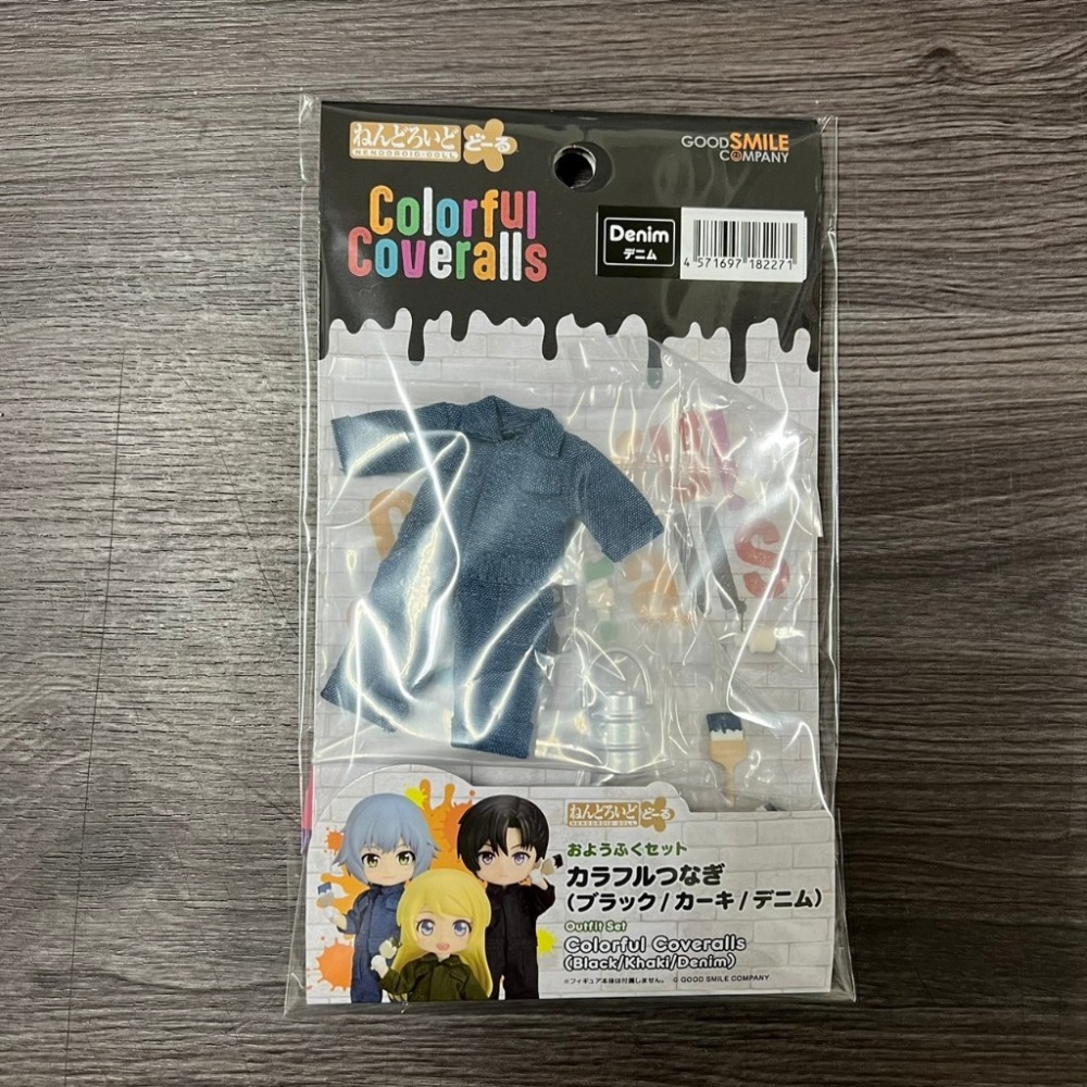 十月公仔 代理 GSC 黏土娃 服裝套組 色彩繽紛工作服（牛仔藍） 現貨-細節圖2