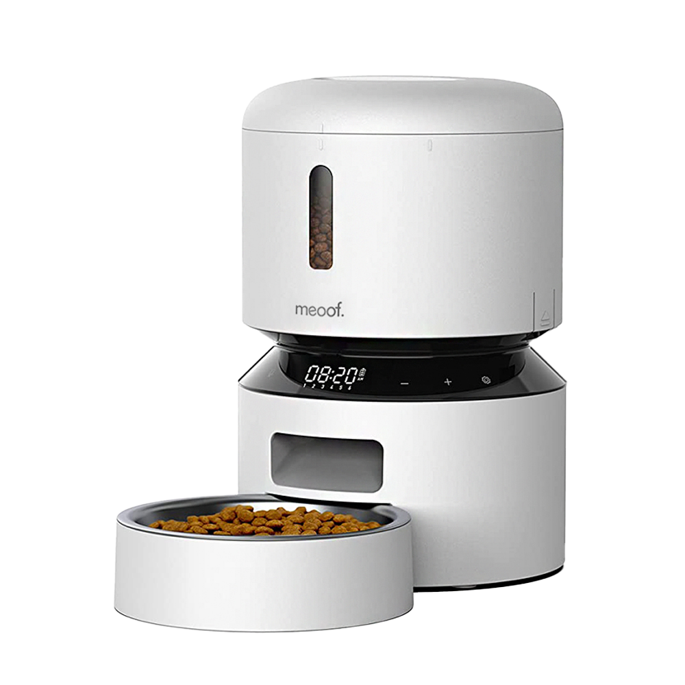 meoof台灣總代理｜膠囊寵物自動餵食器 按鍵版 雙碗餵食器 寵物自動餵食器 自動餵食器 寵物餵食-規格圖10