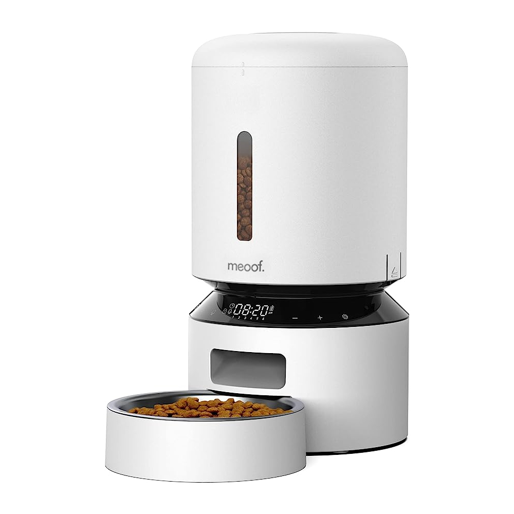 meoof台灣總代理｜膠囊寵物自動餵食器 按鍵版 雙碗餵食器 寵物自動餵食器 自動餵食器 寵物餵食-規格圖10